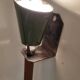 Enamelled sheet metal portable lamp