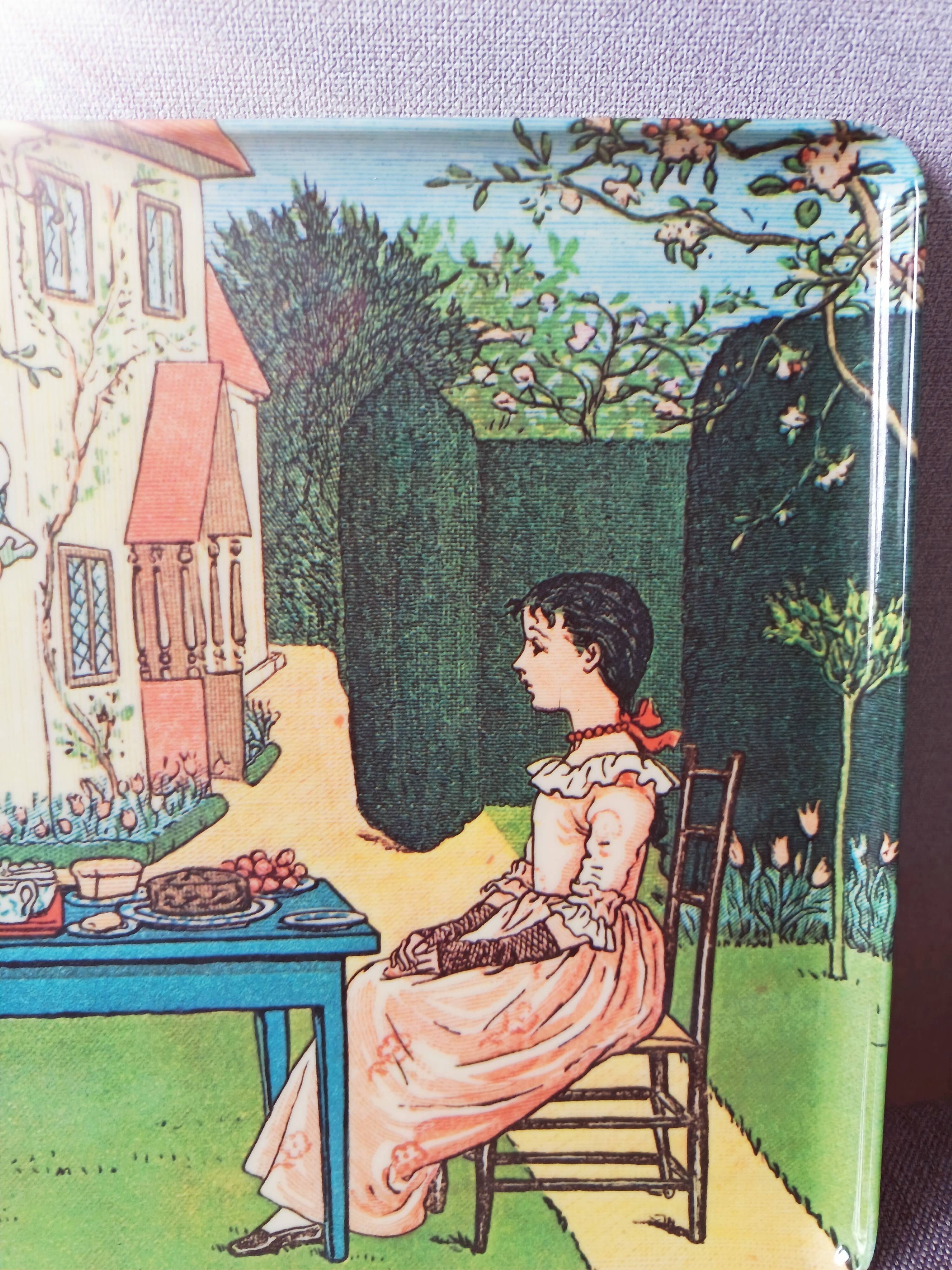 Vintage Italian melamine tray