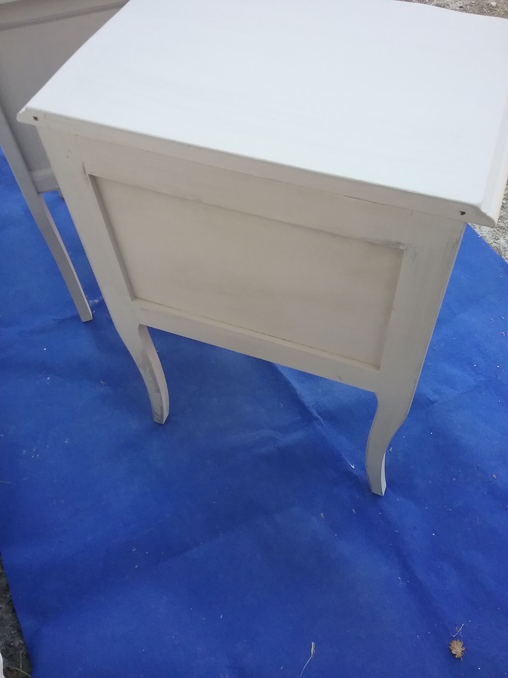 Pair of gray bedside tables