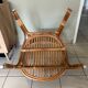 Fauteuil en rotin vintage