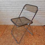 Set of 4 Plia chairs, Foldable chairs by Piretti