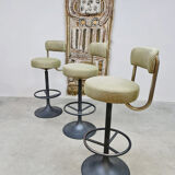 Tabourets de bar design suédois vintage 'Luxury dessin'