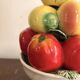 Fruit Bowl Centre Table Enamelled Ceramic Barbotine Vallauris Style