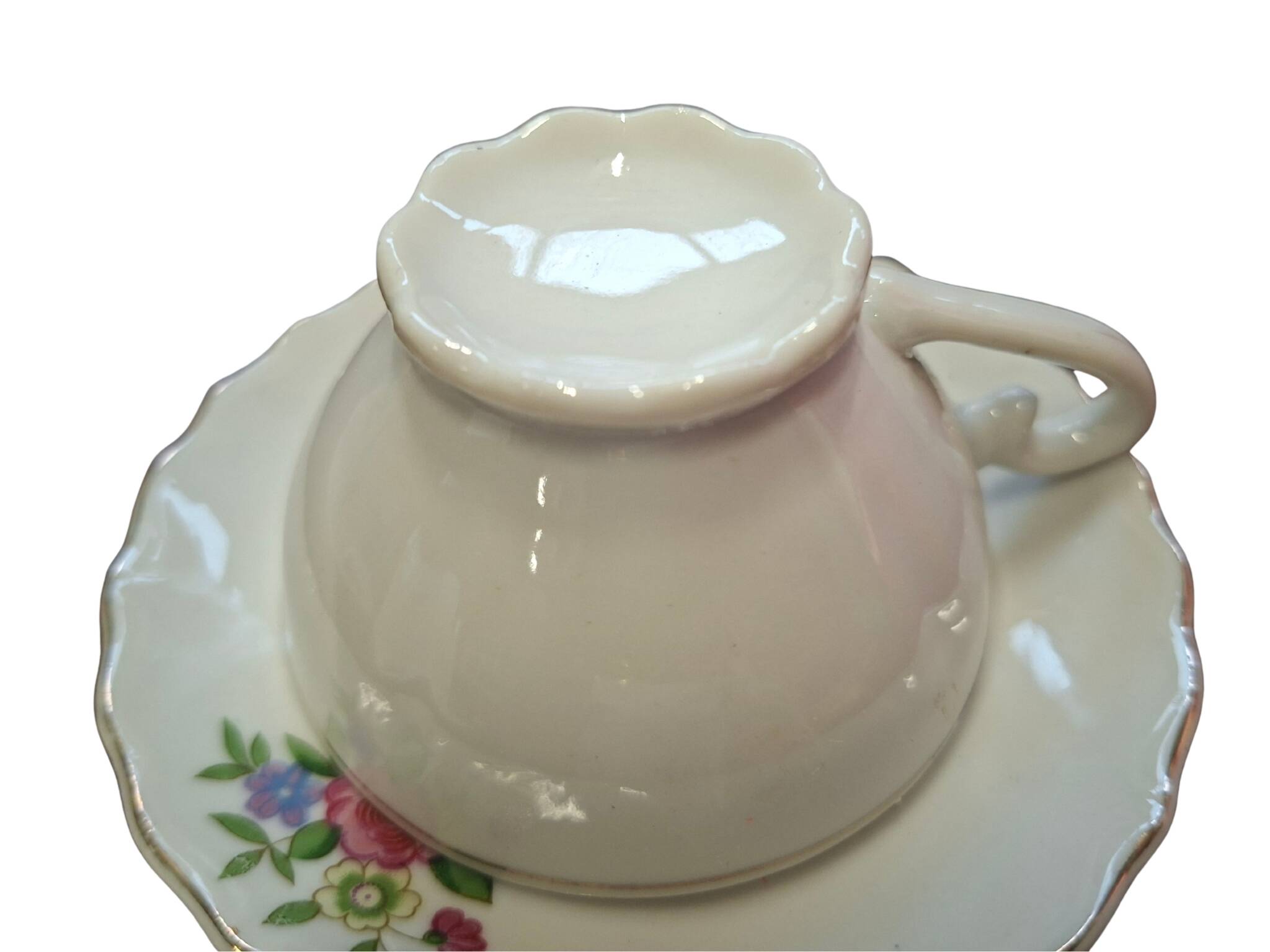 Ensemble de 6 tasses à collectionner en porcelaine japonaise vintage – Années 50
