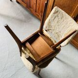 Set of 2 moumoute chairs - wooden structure