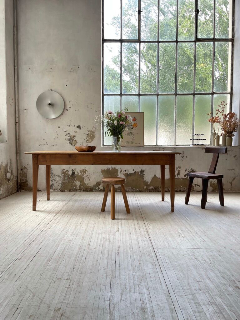 Farm table pine and walnut 2m