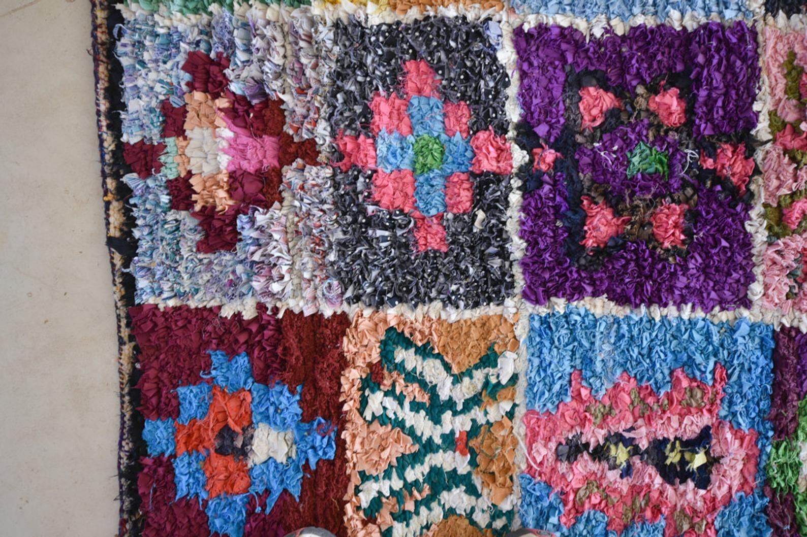 Carpet boucherouite 140x155cm