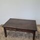 Rustic farmhouse coffee table from the 1900s with two drawers.