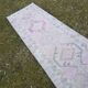 Vintage Turkish hallway rug 76x410 cm