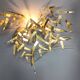 Palm tree wall light by Daniel D'Haeseleer, 1970s