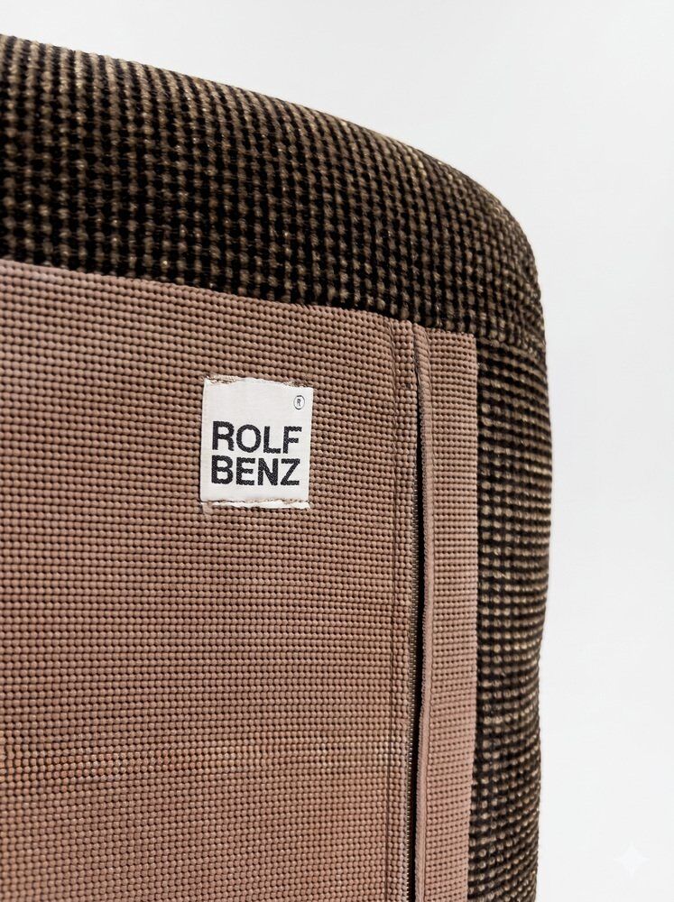 Velvet sofa by Rolf Benz, 1970s