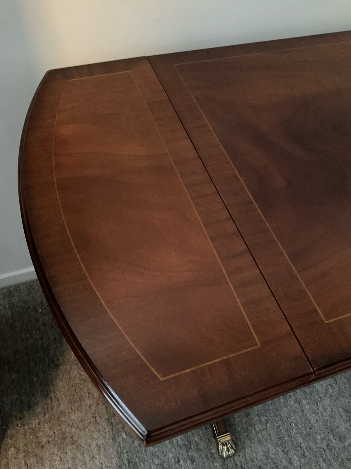 Old English desk Heldense in mahogany
