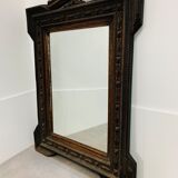 Mirror "tramp art" folk art 103 x 76 cm.