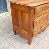 18th-century Louis XV walnut commode.