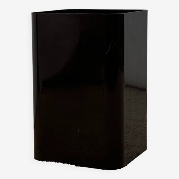 Iconic Kartell 4672 Dark Brown Plastic Paper Basket - Ufficio Tecnico Design
