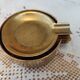 Set 5 pieces of 4 individual ashtrays in old brass
