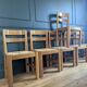 Set of six chairs Maison Regain 1970s/80s
