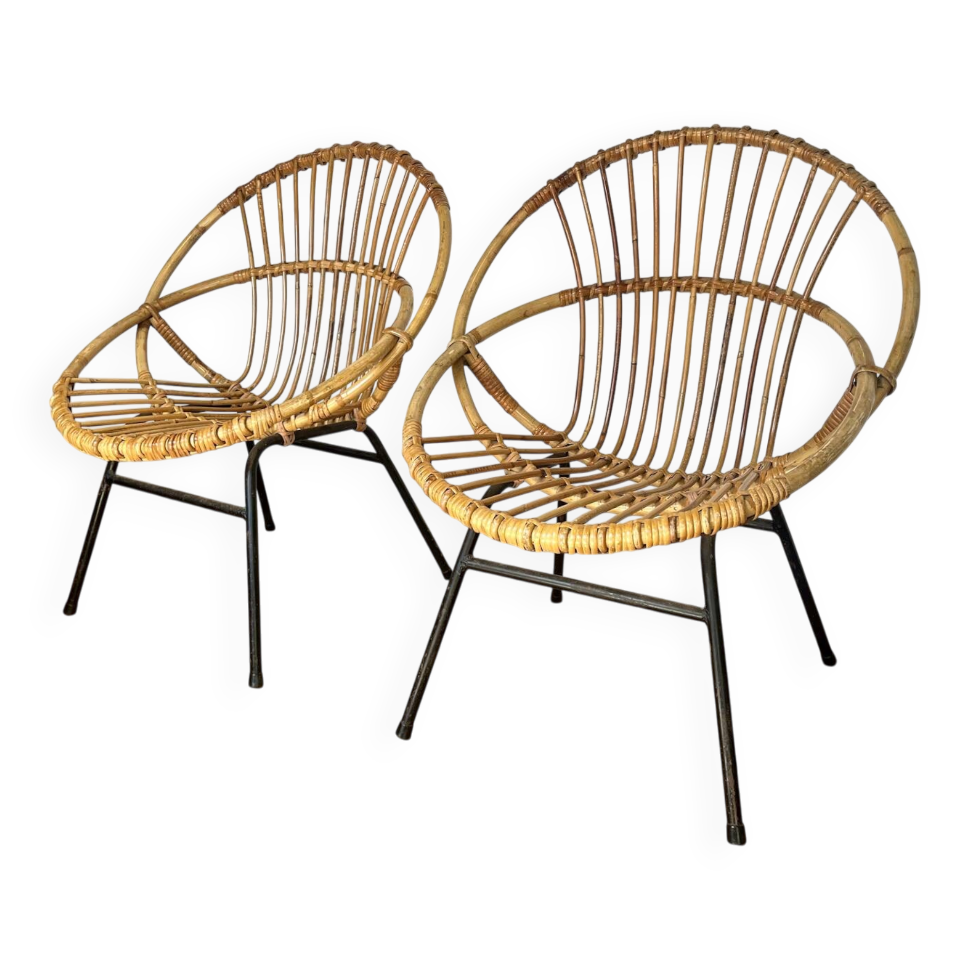 Fauteuils rotin