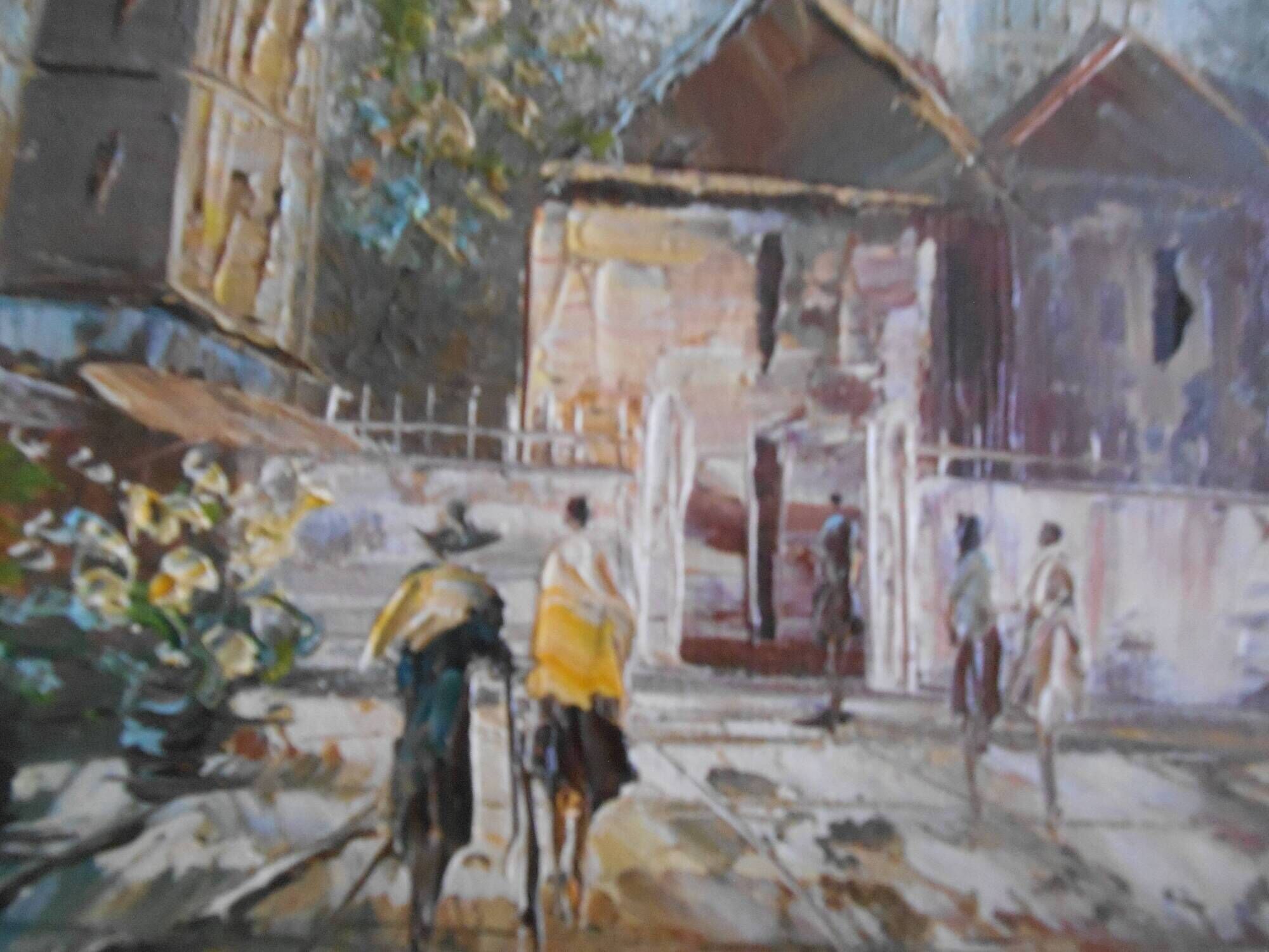 Oil painting canvas