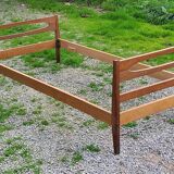 Vintage 50s oak daybed