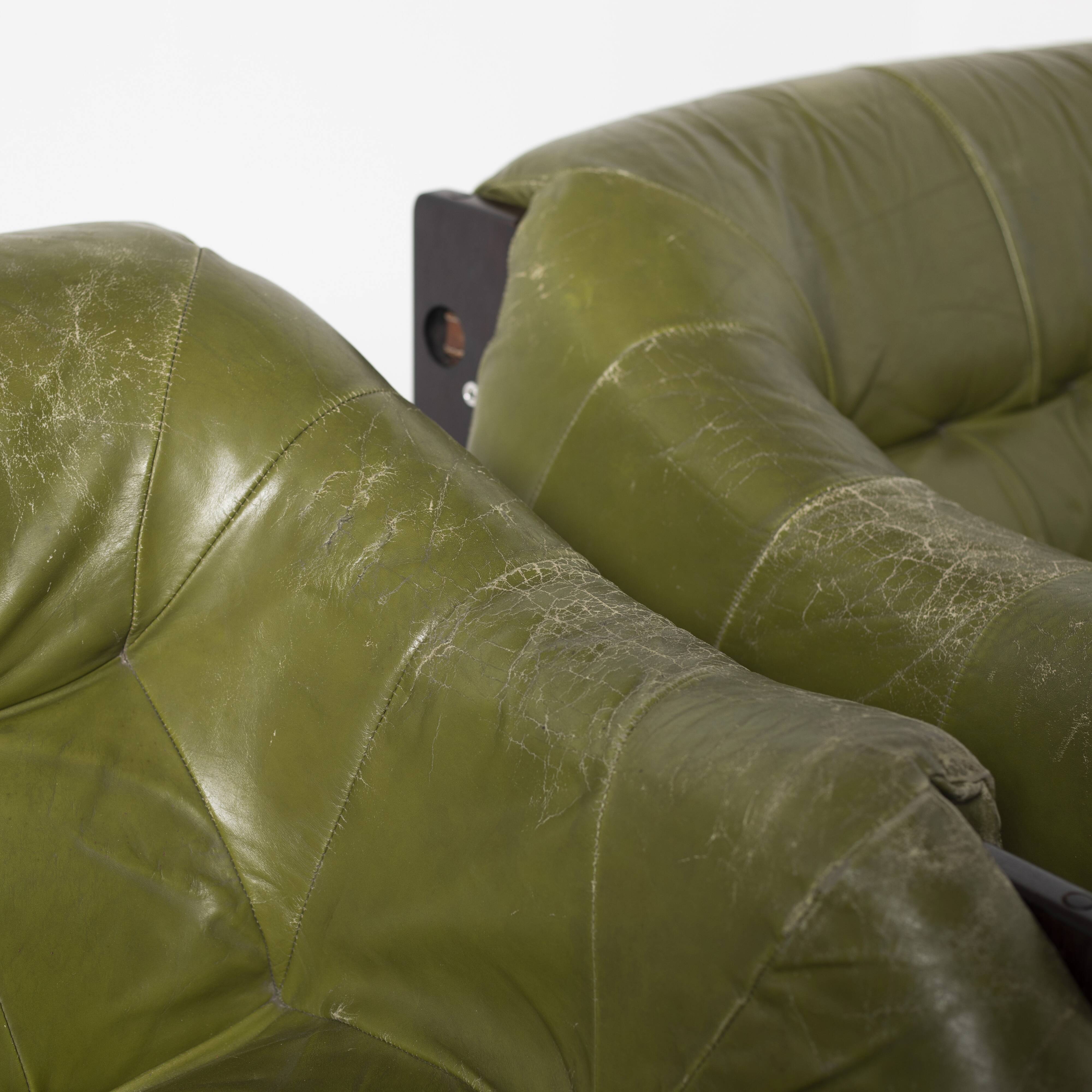 Percival Lafer MP97 pair of Lounge Chairs Brazil 1970s