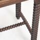 Wooden table legs in coils