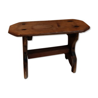 Banc repose pied en bois