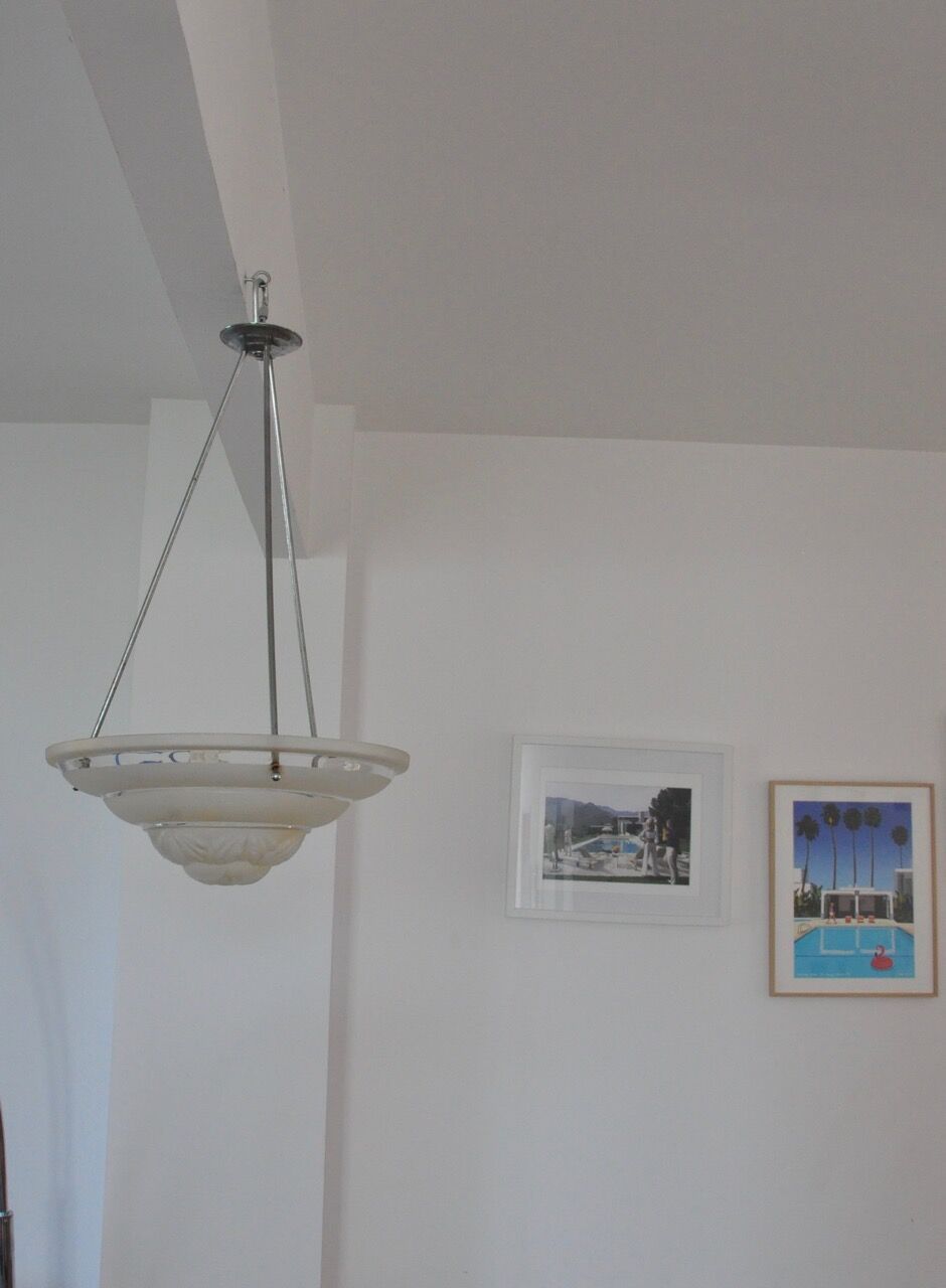 Art deco hanging lamp