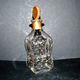 Carafe à liqueur baccarat napoléon iii cristal doré étoile constellation