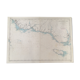 Ancient south Brittany marine map from Trevignon to Lorient