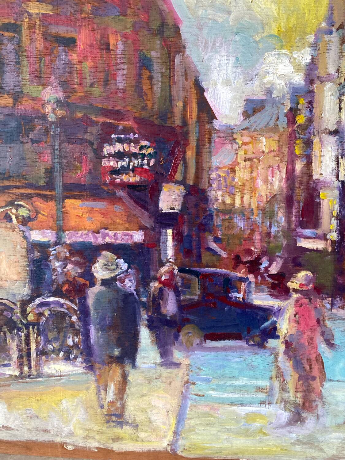 Parisian landscape signed Landauer