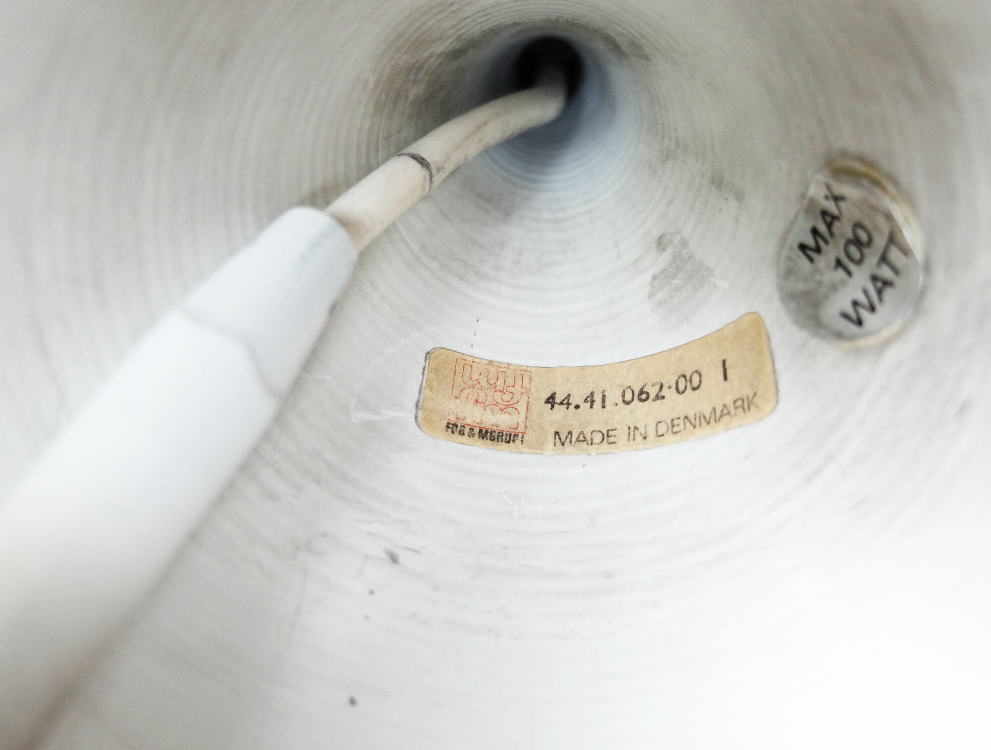 Semi brass hanging lamp design Claus Bonderup & Thorsten Thorup for Fog-Morup, Denmark