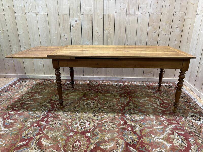 Table à manger avec planche à pain 10 personnes de style Louis philippe