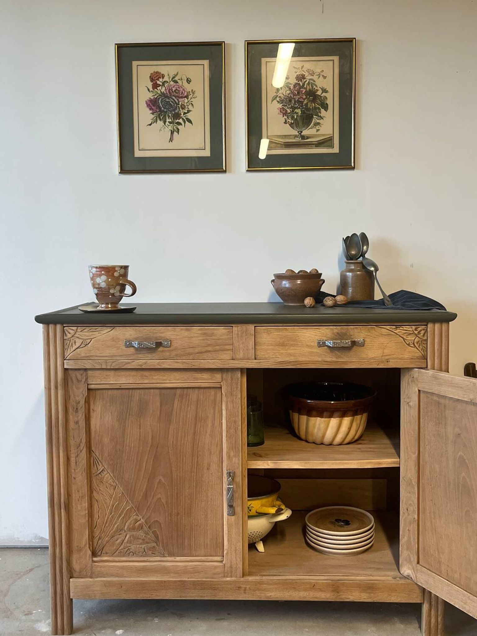 Buffet ancien style art déco