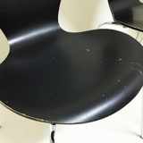 Lot of chairs black butterflies Arne Jacobsen - 1974