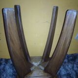 Massive wooden stool