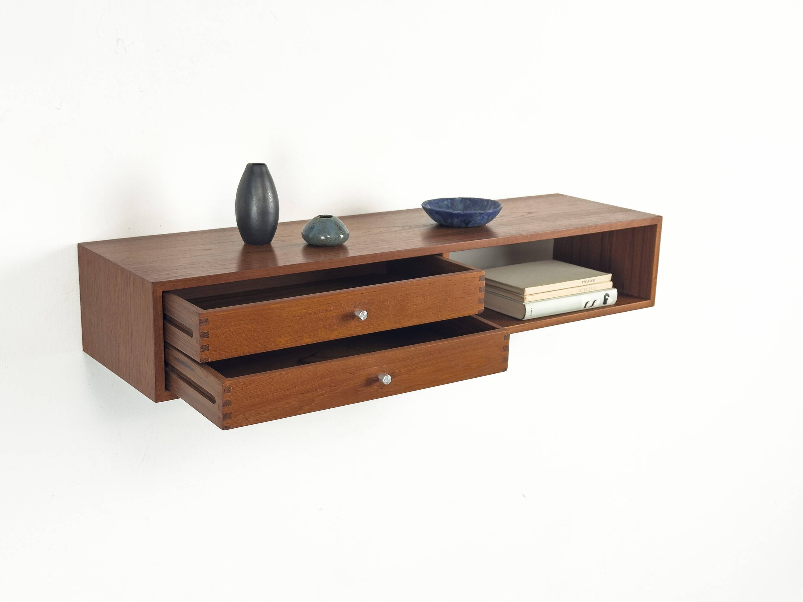 Teak Wall Console No. 132 by Kai Kristiansen for Aksel Kjersgaard, 1960s