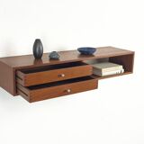 Teak Wall Console No. 132 by Kai Kristiansen for Aksel Kjersgaard, 1960s