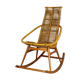 Mid-century rattan rocking chair, 1960s