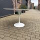 Original Knoll Tulip dining table in Carrara marble (120cm)