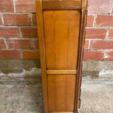 Antique louis xv style weekly chest wood 7 drawers & vintage metal handles