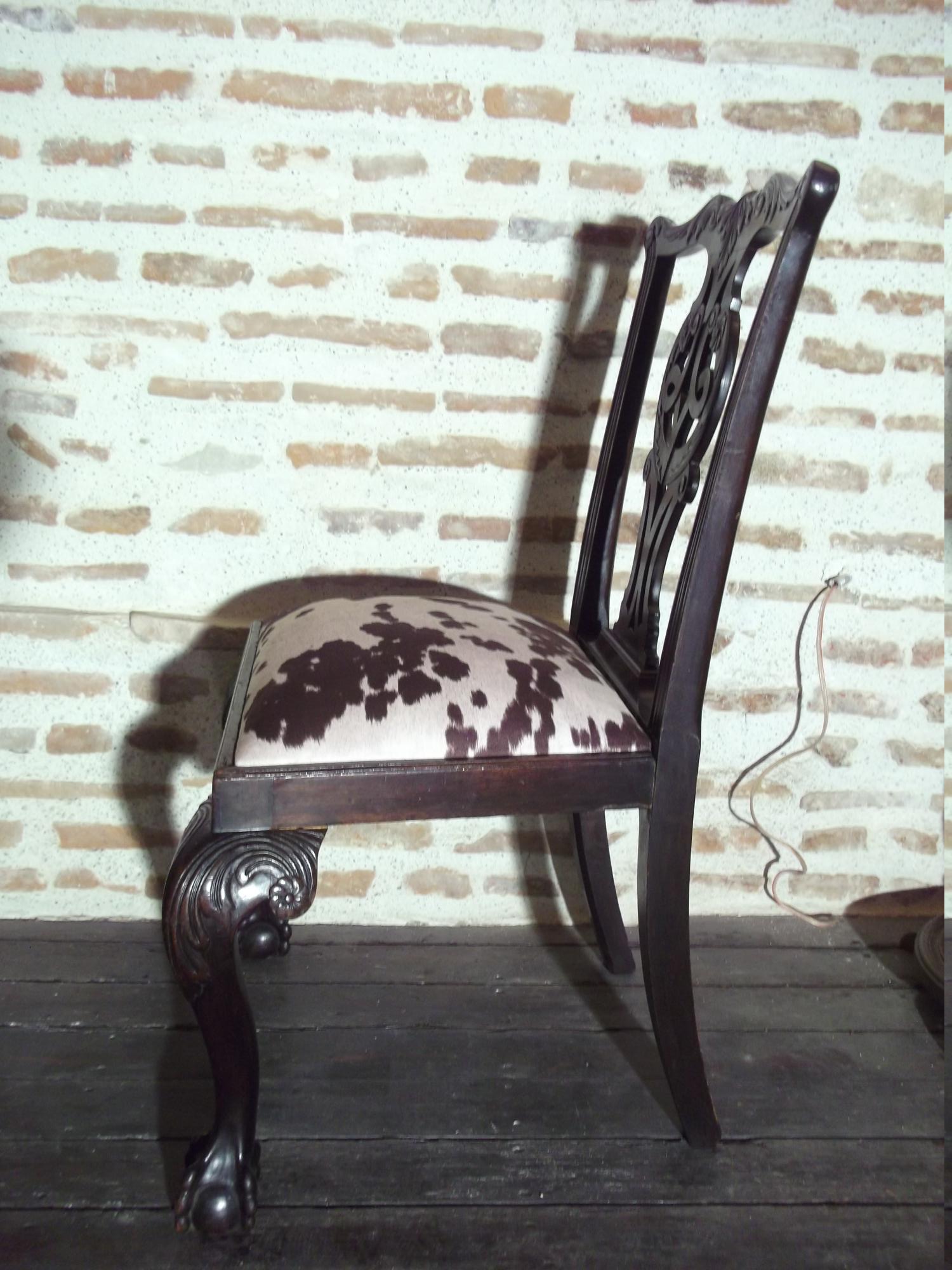 Chippendale mahogany chair