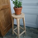 High oak stool