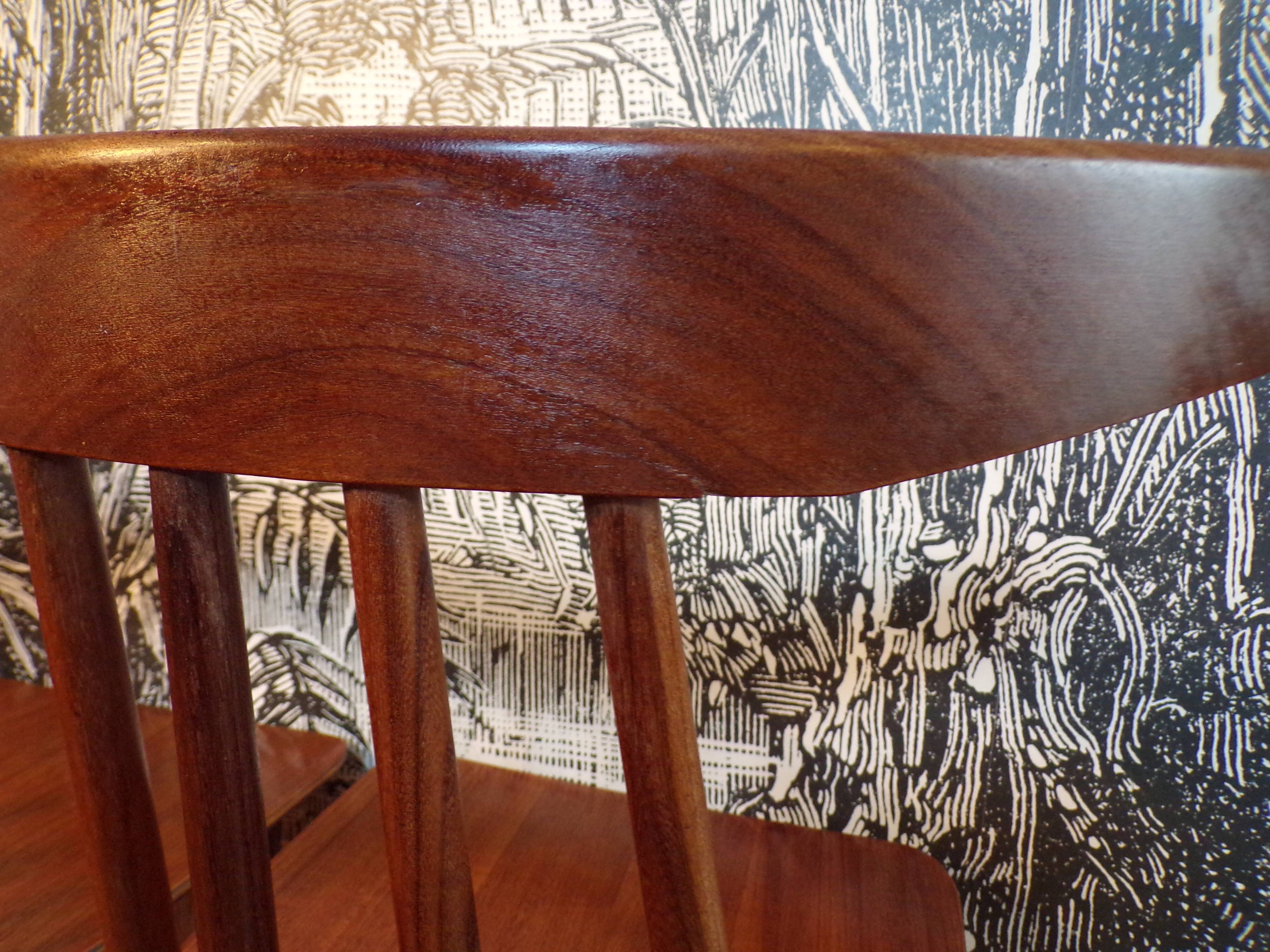 Trio of poul volther 370 frem røjle chairs