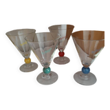 4 verres publicitaires collector Renault Twingo