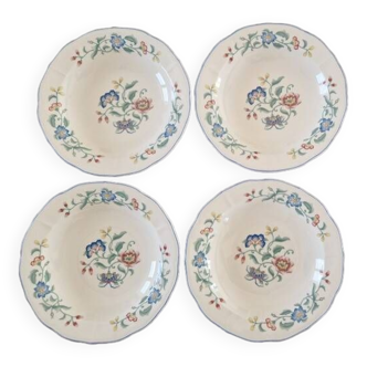 Villeroy & Boch - Série de 4 assiettes creuses - Modèle Délia