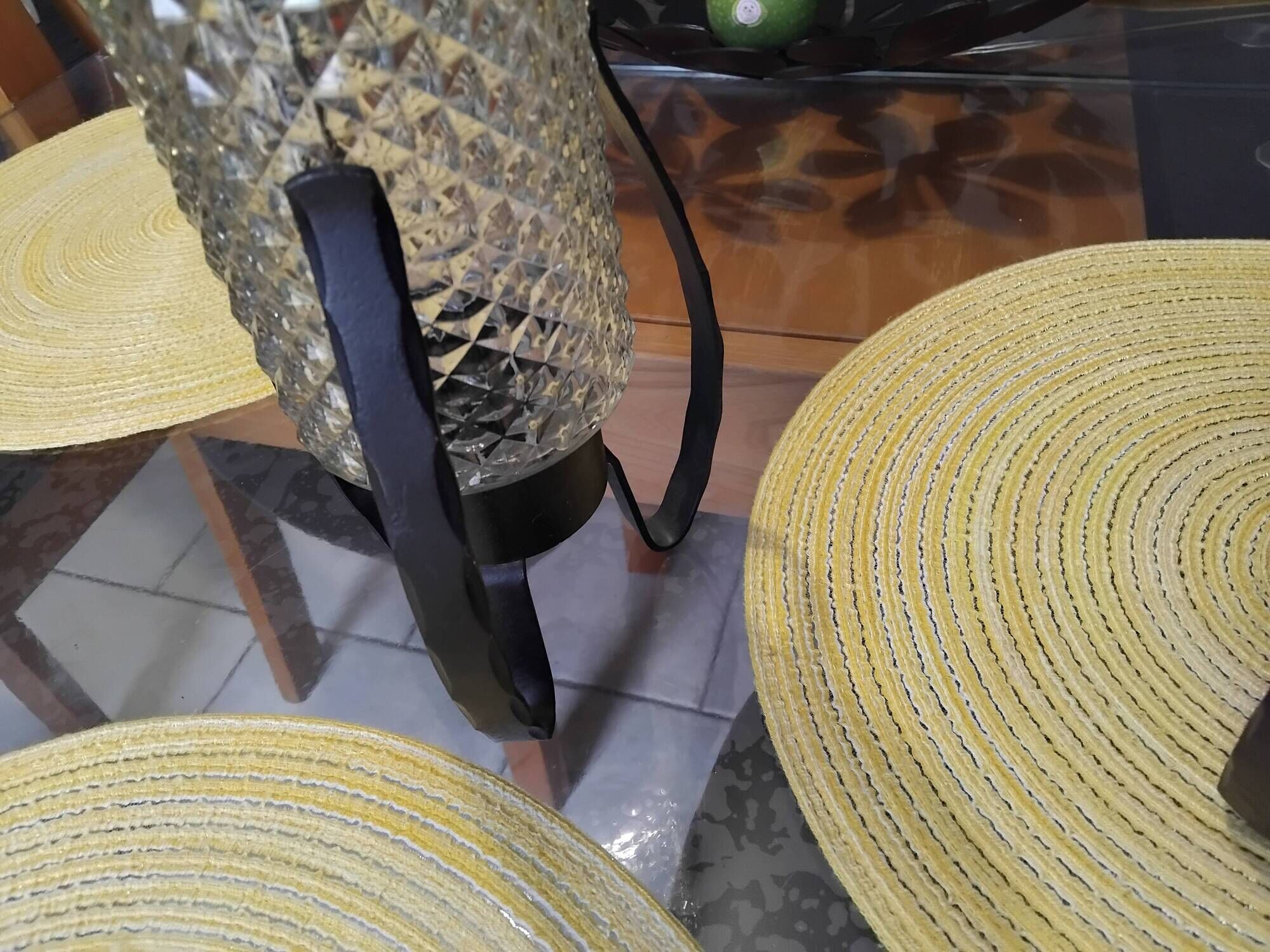 Pair of vintage candle holders from the 50s and 60s design.