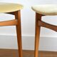 Suite of 6 vintage chairs 1960s