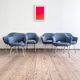 Ensemble de 6 chaises Executive vintage par Eero Saarinen pour Knoll, 1940