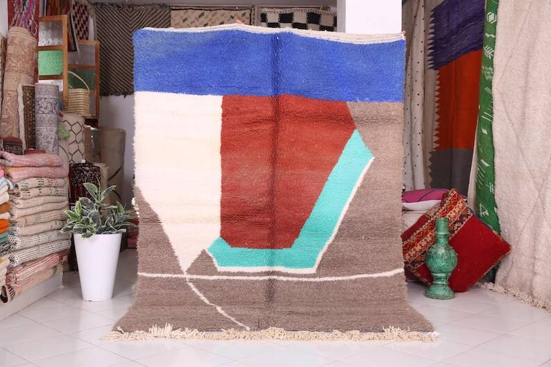 Authentic natural wool Berber rug size 1.5/2.5 m